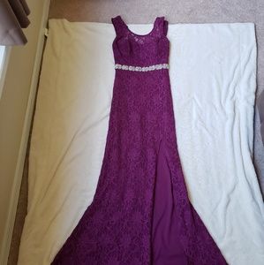 Purple/Maroon Gown